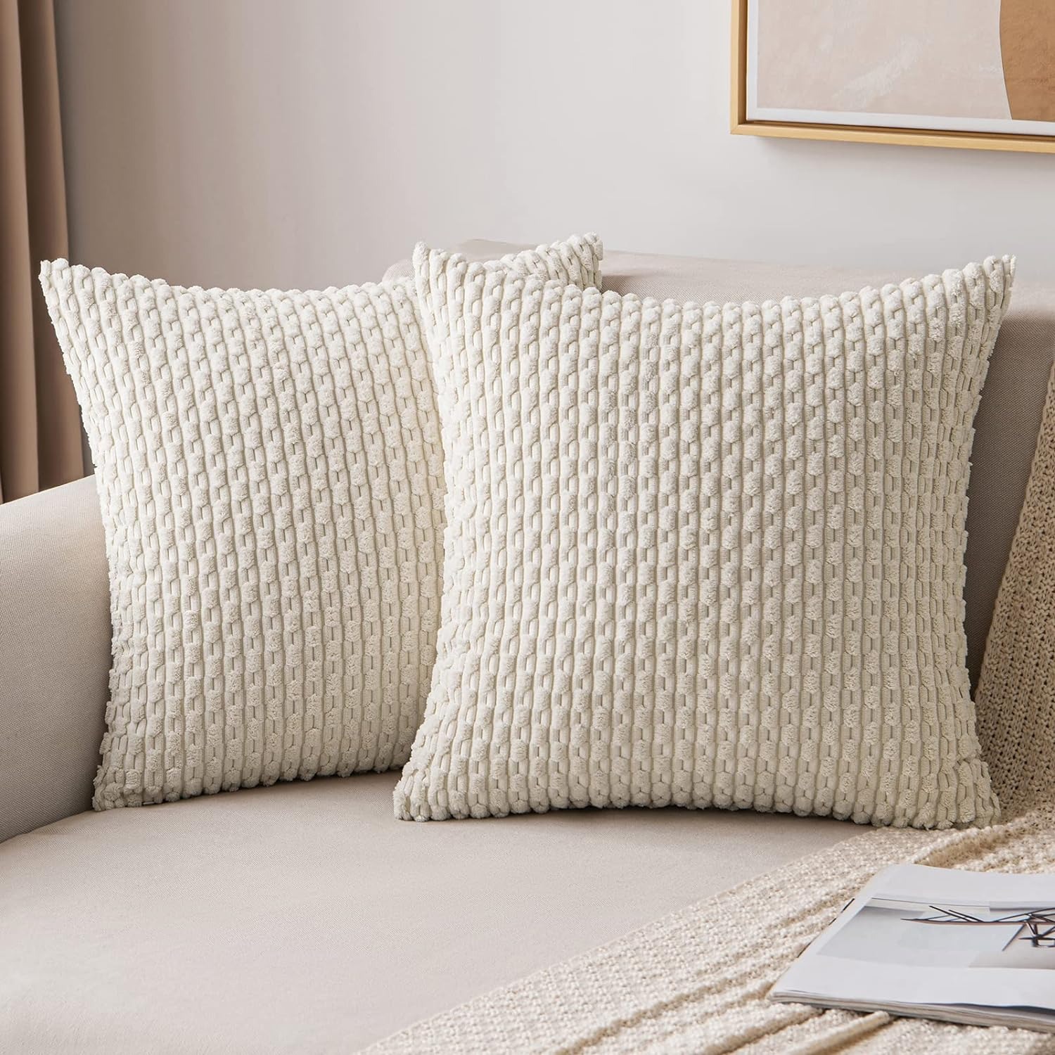 Pillow Insert 18X18 - Striped Throw Pillow Cover 18x18 Inch