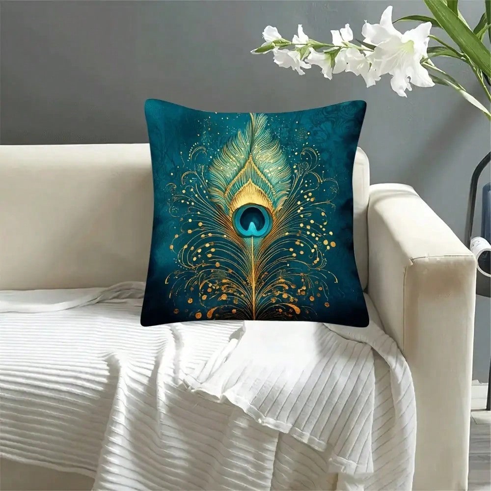 1pc 18x18 Inch Green Turquoise - Pillow Insert 18X18 评论和价格