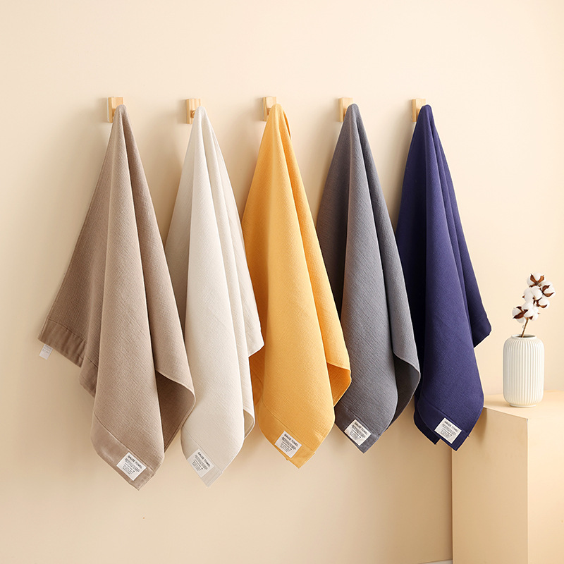 2/5Pcs Cotton Bath Towels Set  - Home Textiles Face Towel 评论和价格