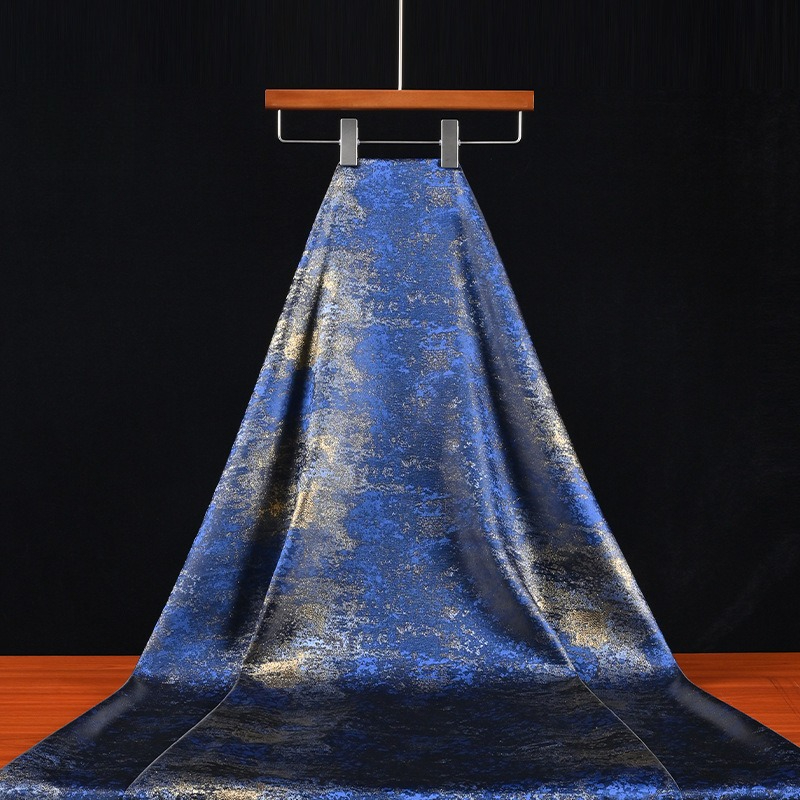 Retro Blue Gilded Gradient Tex - Home Textiles & Decorations 评论和价格