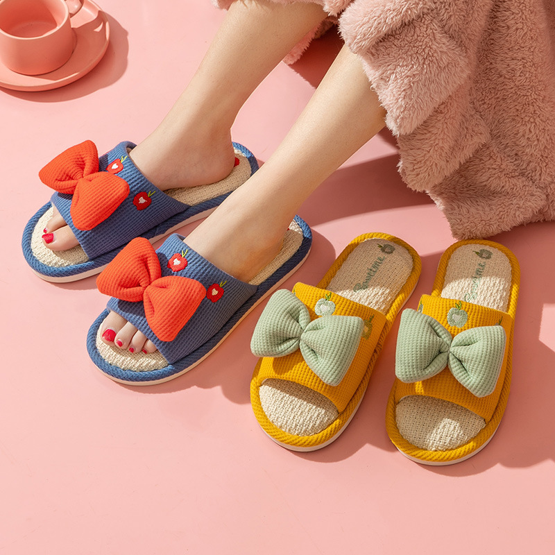Comfort Linen Slippers for Cou - Home Textile 评论和价格