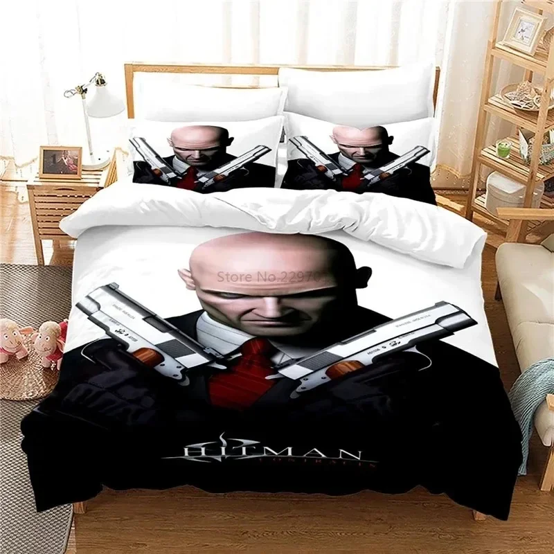 Hitman Killer 3D Bedding Set P - Home Textiles Sale 评论和价格