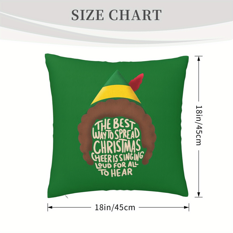 1pc Vintage Elf Christmas Pill - Pillow Insert 18X18 评论和价格