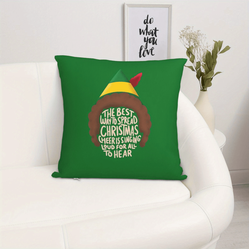 1pc Vintage Elf Christmas Pill - Pillow Insert 18X18 评论和价格