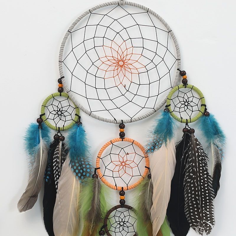 Vintage Multi-Circle Feather D - Home Textile 评论和价格