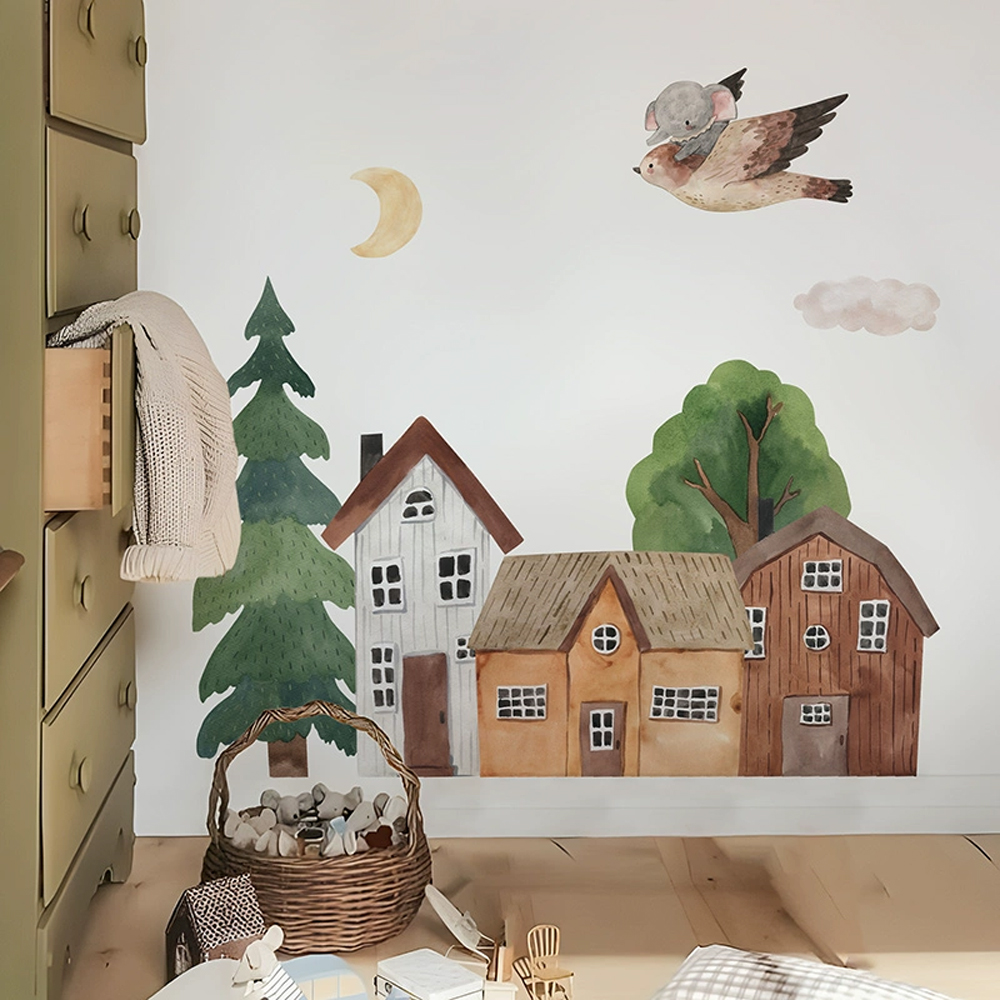 Fabric Cartoon Forest Vintage  - Home Textile 评论和价格
