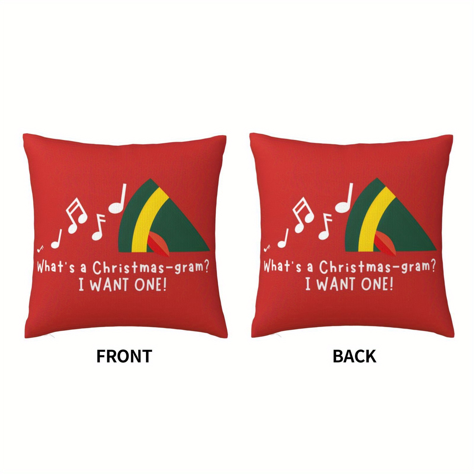 1pc Christmas Pillow Cover - B - Pillow Insert 18X18 评论和价格