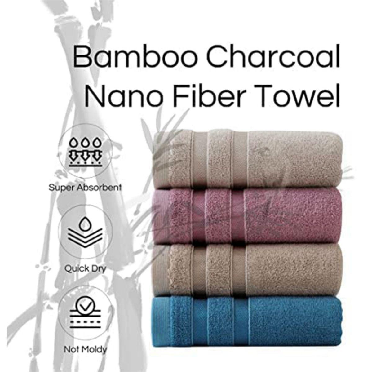 1 Pcs Luxury Bamboo Cotton Tow - Home Textiles Face Towel 评论和价格